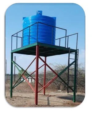 Overhead Tank With Structure