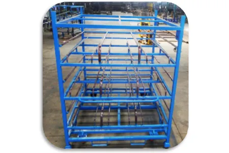 Stackable Trolley for Bulky Part